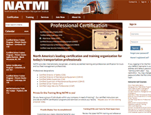 Tablet Screenshot of natmi.org